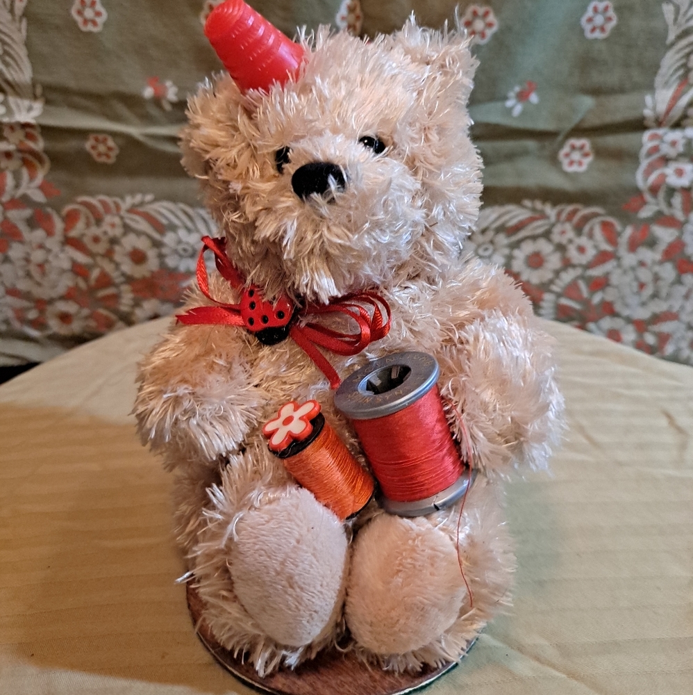 Homemade pin holder/ art piece